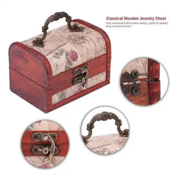 

Wooden Jewelry Box Classical British Style Jewelry Box for Necklace Bracelet Holder Case Jewelry Display and Packging Box