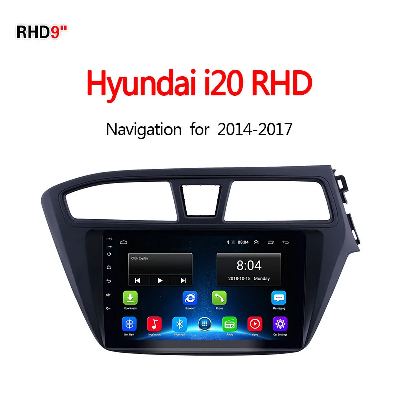 

Lionet GPS Navigation for Car Hyundai i20 RHD 2014-2017 9Inch RH2019X