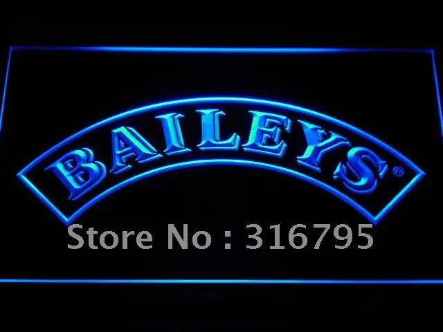 Image a181 b Baileys Irish Cream Wine Bar Neon Light Sign