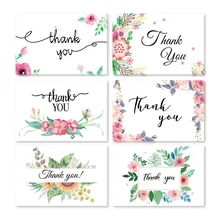 36 шт.(6 компл.)/партия свежий цветок День благодарения, бизнес желание праздник, поздравительная открытка, поздравительная открытка с конвертом