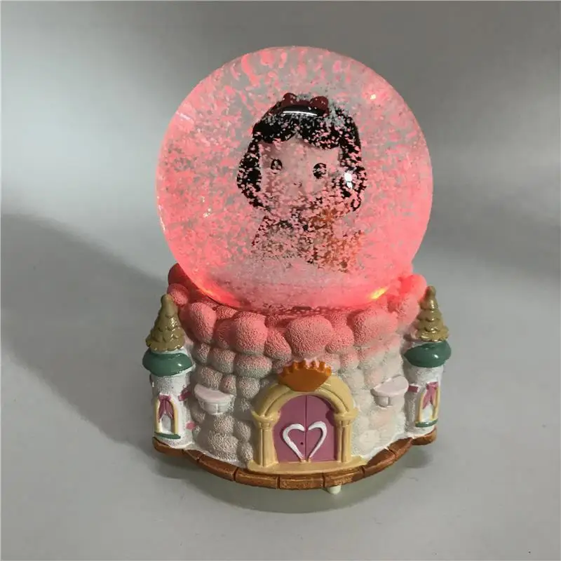 

Girlfriend Home Decoration Accessories Mechanism Typewriter Snow Globe Boite A Musique Musica Carousel Caja Musical Music Box