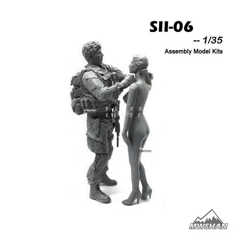 

YUFAN 1/35 SII-06 SII Series Modern Army Assembly Military Resin Miniatures Model Building Kits