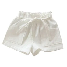 Малыш Девушка Летом Пляж Шорты Дети Бантом Шорты Брюки Брюки