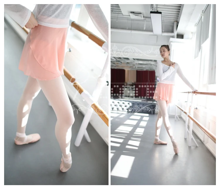 18 цветов, для взрослых, балетная фатиновая юбка, для тренировок учителя, короткие шифоновые балетные юбки, Женский танцевальный костюм, балетная танцевальная одежда