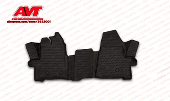 

Floor mats case for Ford Transit 2014- rubber rugs non slip rubber interior car styling accessories