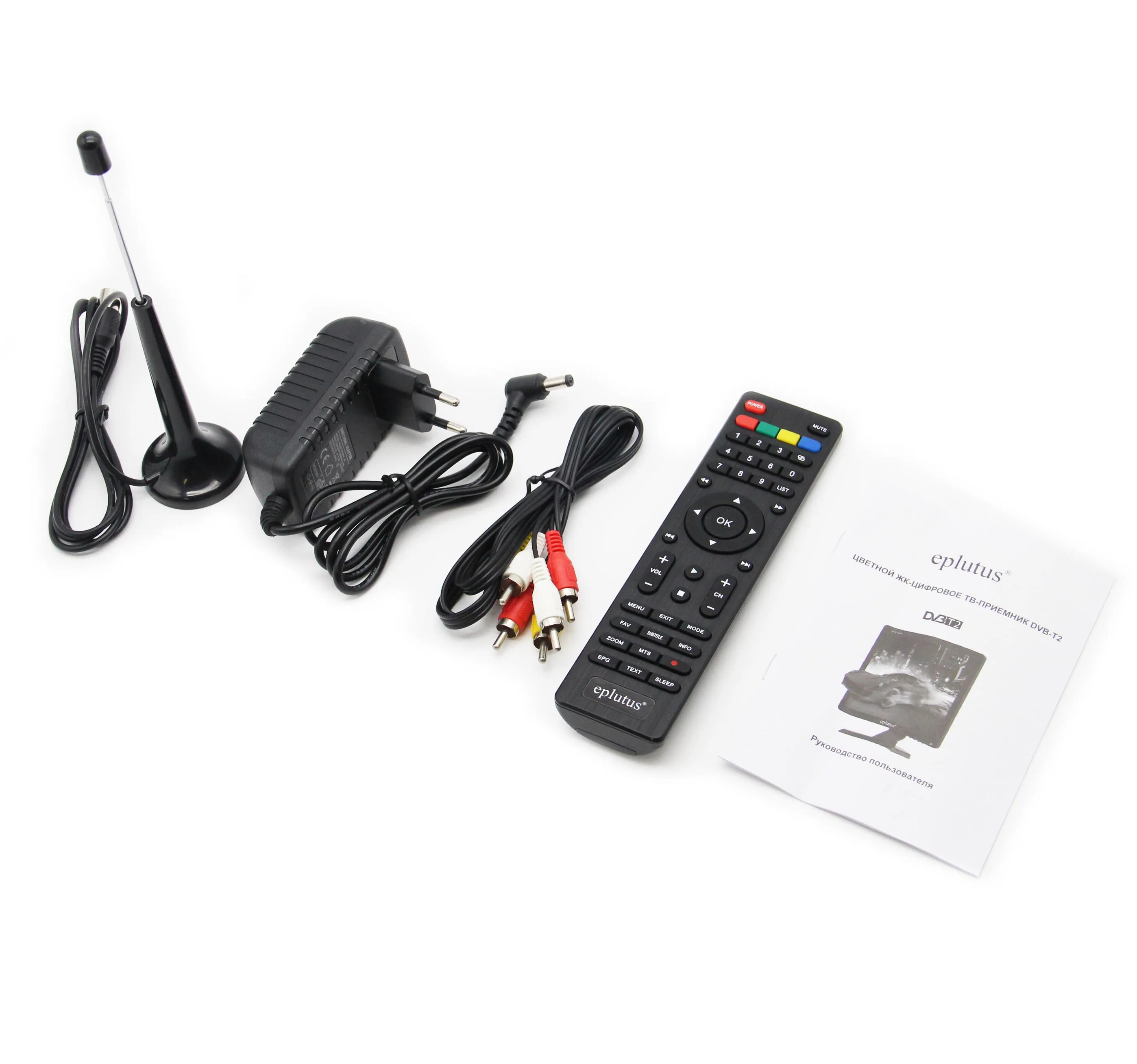 Телевизор с цифровым тюнером DVB-T2 19“ Eplutus EP-192Т цифровой и аналоговый телевизионный приемник