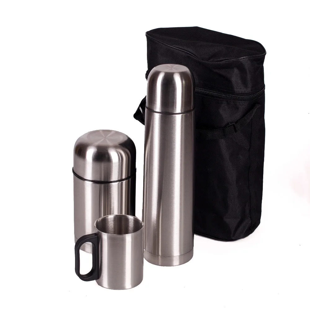 НАБОР ПОХОДНЫЙ VETTA (термос 1л + 2 термос кружки 450мл) в сумке|thermos soup|thermos thermosthermos 1l |