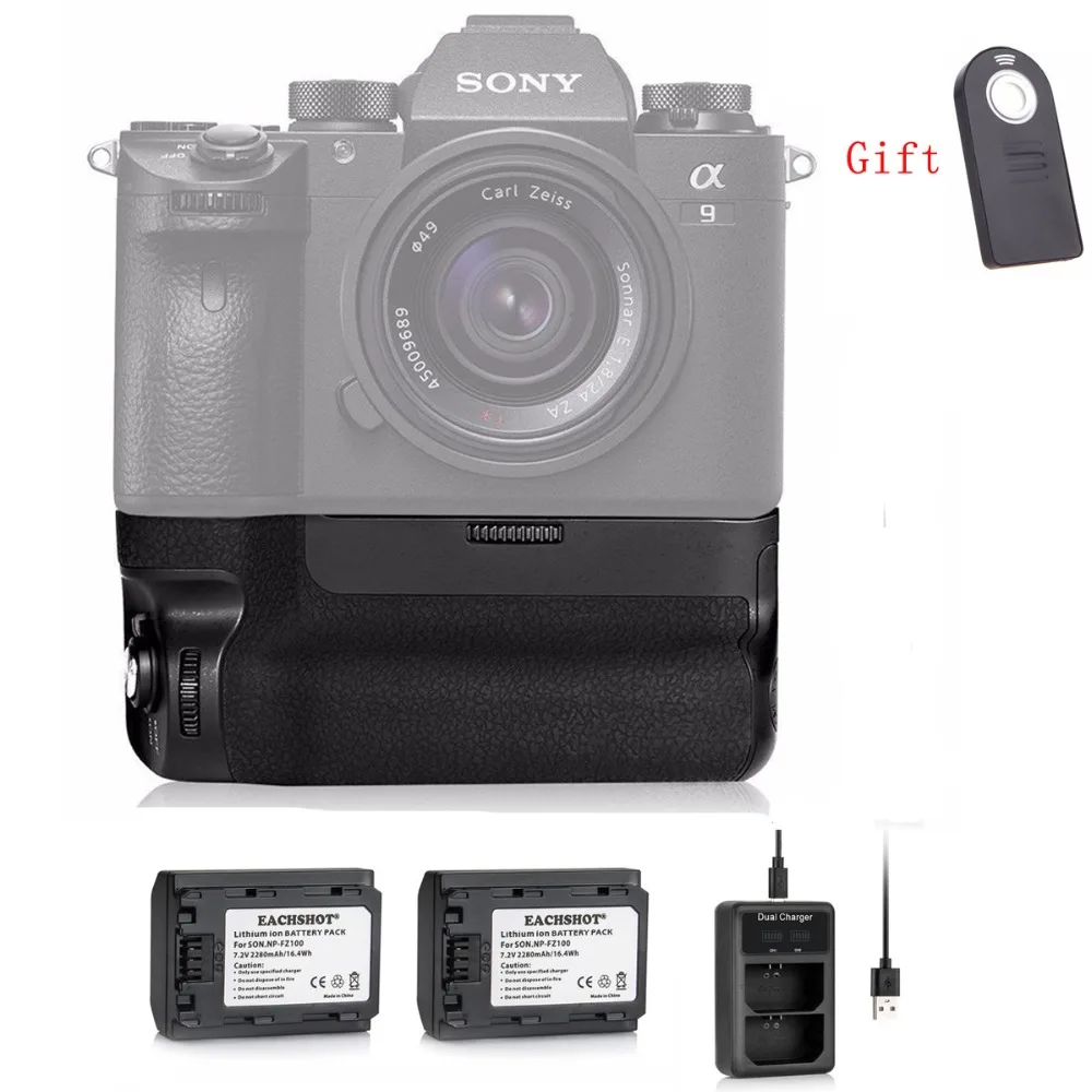 Meike MK-A9 батарейный блок для sony A9 A7III A73 A7M3 A7RIII A7R3 A7M3 зарядное устройство и NP-FZ100 для sony as VG-C3EM