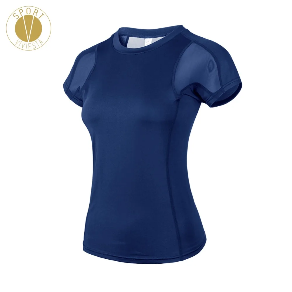 Breathable Mesh Sports T shirt Women's Running Training Outdoor Hike Leisure Active Short Sleeve