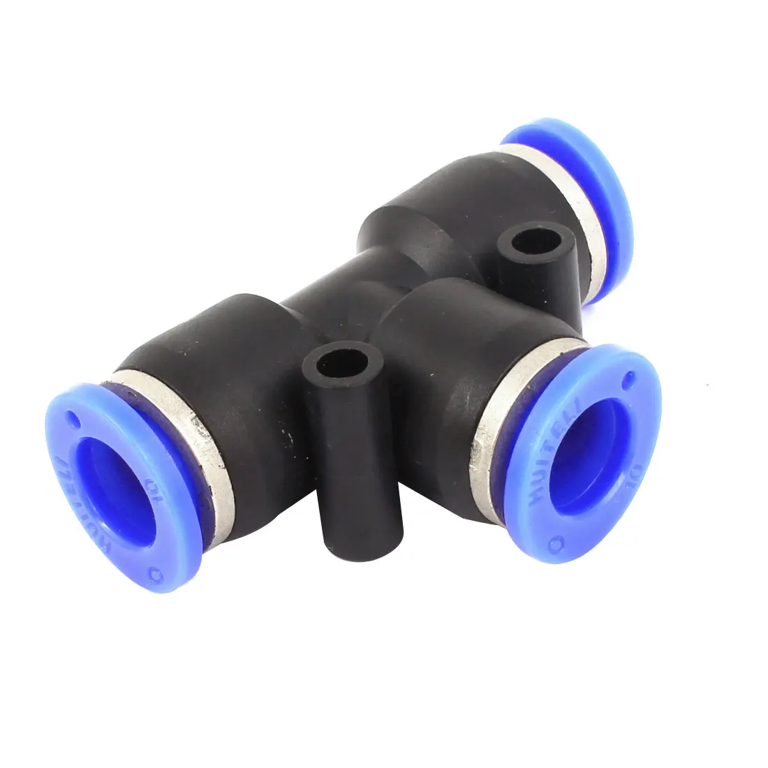 UXCELL 10Mm To 10Mm Od Push In Tube 3 Way T Joint Pneumatic Air Pipe Quick Fitting Coupler
