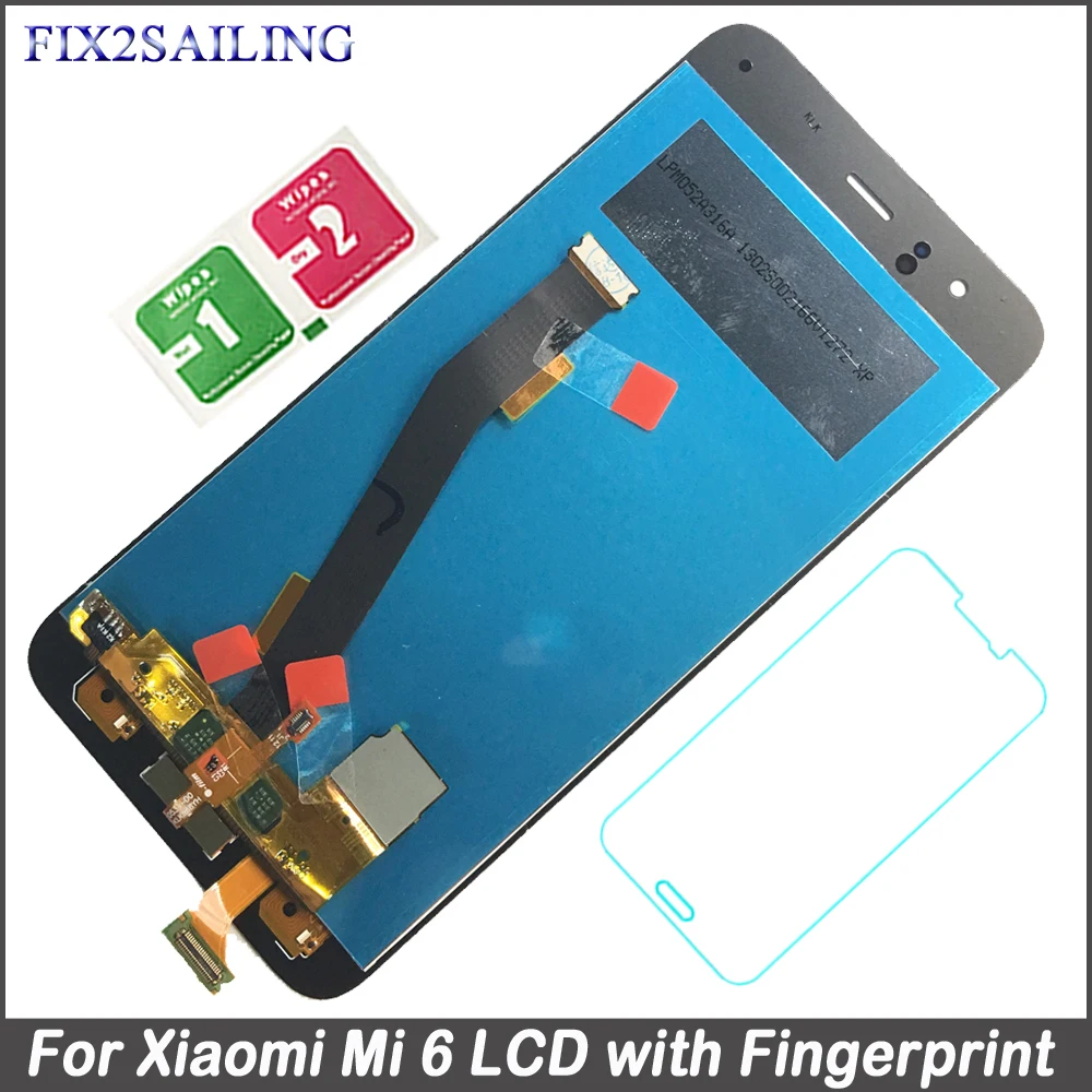 

Fix2sailing For Xiaomi Mi 6 LCD Display Digitizer Touch Screen Assembly For Mi 6 Phone LCD Replacement Parts For Xiaomi Mi 6