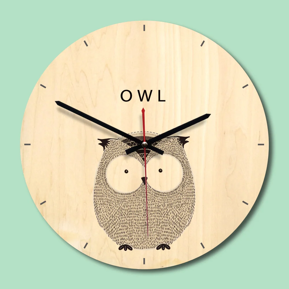 

M.Sparkling 2018 New Klok Creative Wooden Wall Clock Modern Design Living Room Wall Watch Mute Quartz Reloj De Pared Decorativo