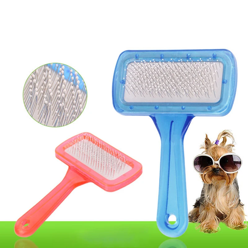 New Dog Combs Pet Shedding Hair Fur Grooming Dense Comb Slicker Brushes