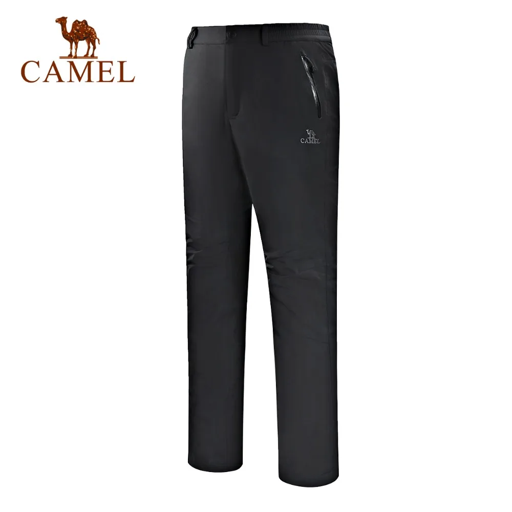 Camello de los hombres al aire libre pantalones de senderismo Softshell pantalones a prueba de viento impermeable térmico deporte escalada táctica Trekking Pantalones