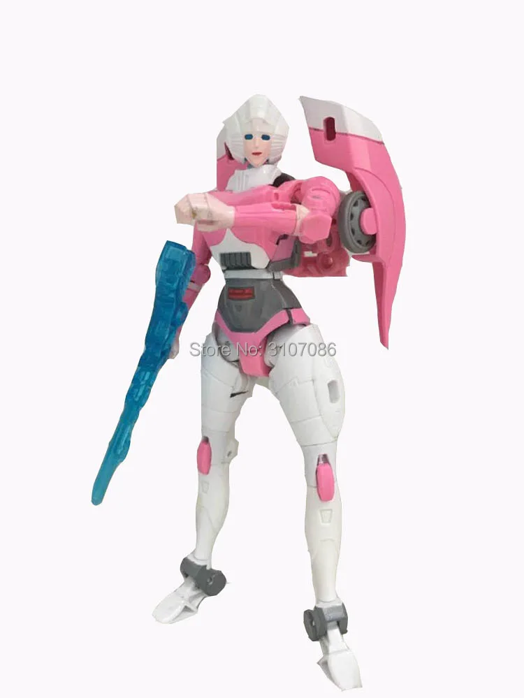 G1 Transformation Arcee Alloy IDW Oversize Enlarge Female Action Figure Robot