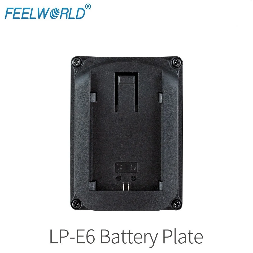 

LP-E6 Battery Plate for Camera Field Monitor Feelworld F570 T7 T756 FW703 FW760 FW759 FW1018S A737 Etc Video Camera Monitor
