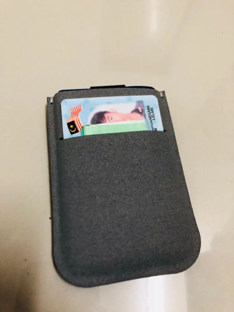 2019 New Arrival DAX V2 Mini Slim Portable Card Holders Pulled Design Men Wallet Gradient Color 5 Cards Money Short Women Purse photo review