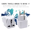 Adaptador de enchufe de la UE europeo Japón China americano Universal UK US AU a EU AC adaptador de corriente de viaje convertidor Cargador eléctrico ► Foto 2/6