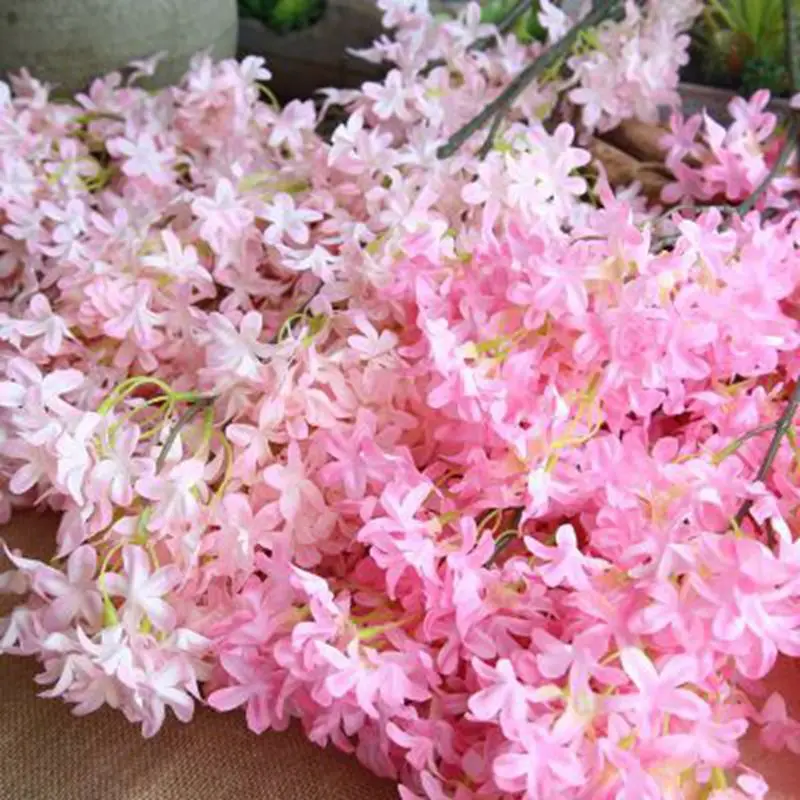 1 шт., красивые вишневые деревья, розовое облако, три цвета, восточные, сладкие, Prunus Serrulata, цветок для свадебной вечеринки, украшение, цветок