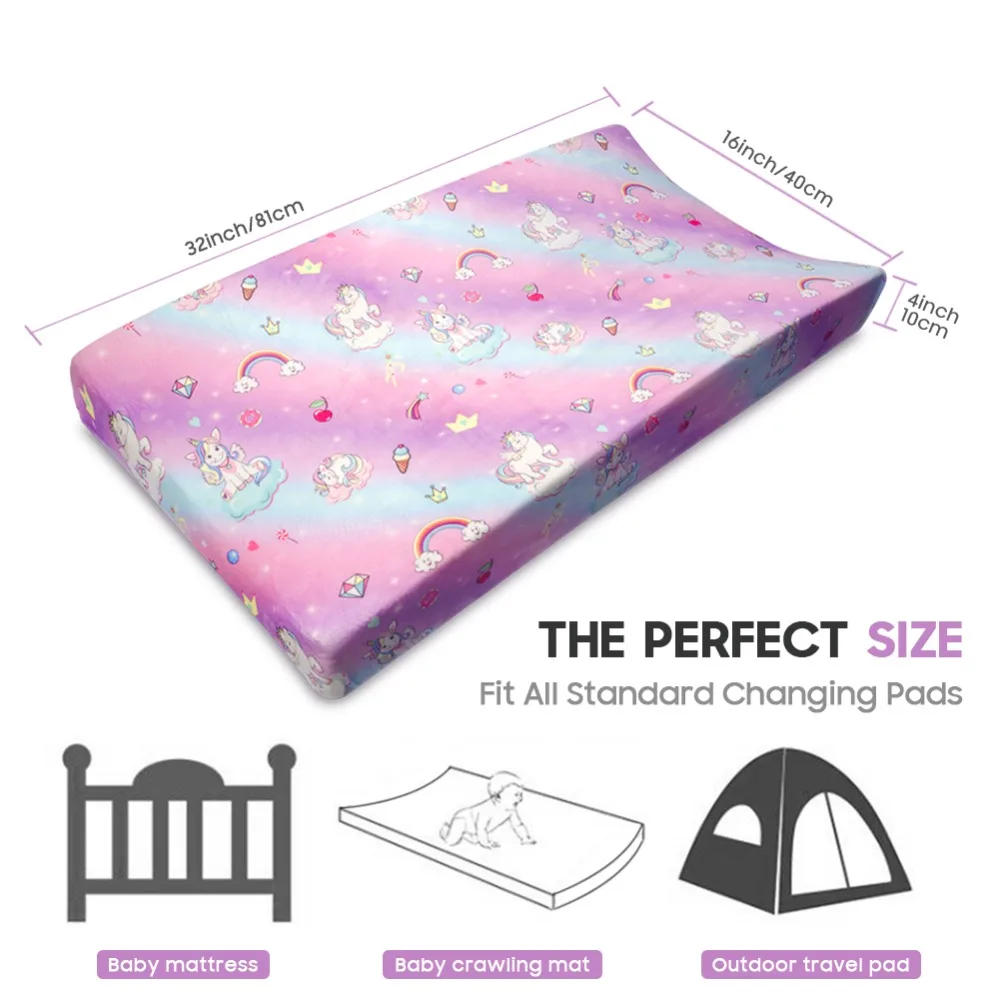 standard changing table pad size