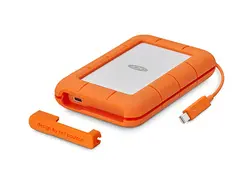 LaCie STFS500400, 500 Гб, Тип usb-C, 2,0, 510 МБ/с., оранжевый, белый