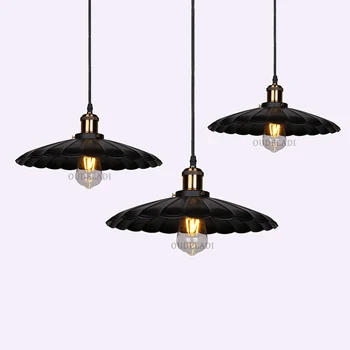

Loft Retro Umbrella Pendant Lights Industrial Pendant Lamp For Restaurant/Bar/Coffee Shop Home Lighting Luminarias E27