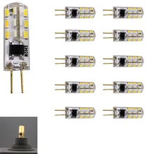10x G4 Светодиодный ная лампа 220 в 24 SMD3014 2 Вт светодиодный ная лампа 360 градусов угол луча силиконосветодиодный светодиод светильник люстры лам...