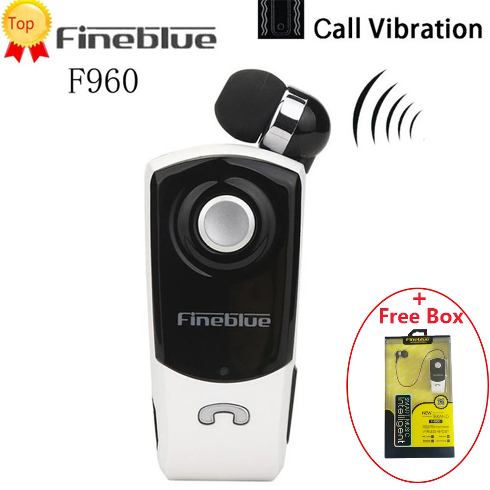 Fineblue F960 Мини Bluetooth наушники беспроводные наушники-вкладыши с микрофоном гарнитура звонки напоминают вибрацию износ клип драйвер