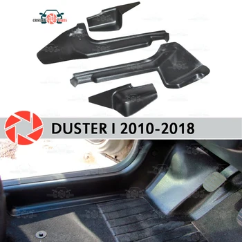 

Door sill trim carpet for Renault Duster 2010-2018 inner sill step plate trim protection carpet accessories car styling decor