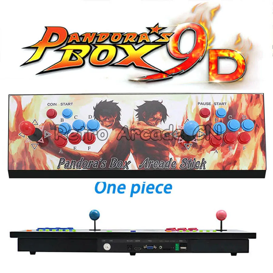 Pandora box 9d 1500 / 2222 in 1 console 2 players joystick button HDMI VGA output HD usb for pc ps3 pandora's box 5s 6s 7