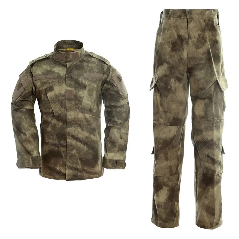 16 Color Military Summer Hunting BDU Field Uniform Camouflage Set Shirt Pants Men's Tactical Hunting Uniform Kryptek Typhon Camo - Цвет: 5