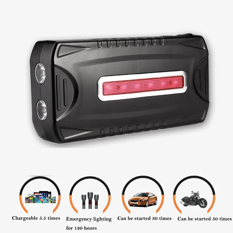 800A 23000mah MultiFunction Emergency Car Jump Starter Portable Power Bank Car Charger Battery Booster for Cars Starting Device