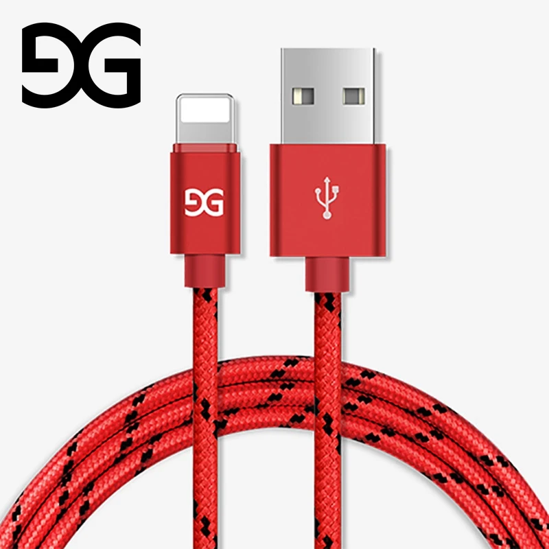 

GUSGU USB Cable For iPhone X 8 7 6 5 6s plus Cable For iPhone Fast Charging Cable Mobile Phone Charger Adapter Usb Data Cable
