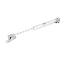 UXCELL Silver Tone 10.6″ Long 80N Force Gas Spring Lift Support Rod Ball Joint Arm W Bracket Plate