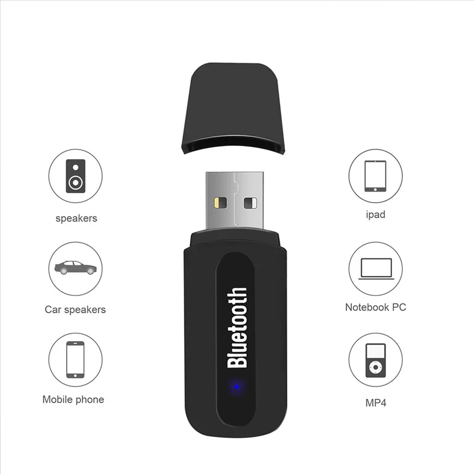 Bluetooth AUX Wireless Portable Mini Music Receiver Stereo Audio for iPhone Samsung Xiaomi Car Kit Music Receiver Adapter (2)