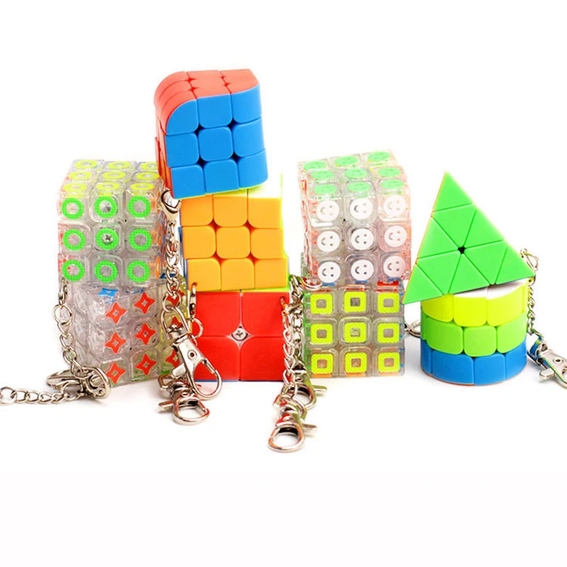 

Puzzle Rubiks Cube Neo 3x3x3 Magic Anti-stress Toys Puzzles Speed Neo Cube Magico Fidget Keychain Educational Toy For Children