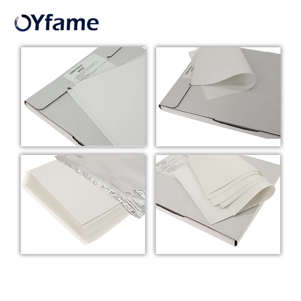 Съедобная бумага для торта OYfame 25x A4 210*297 мм принтер украшения тортов