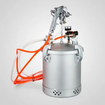 

VEVOR 30 PSI Pressure Tank Paint 2 1/2 Gallon Pressure Pot and Spray Gun with 1.5 MM Nozzle Paint Sprayer for Large Volume Paint