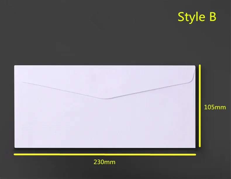 20 шт./партия, белый конверт, Простой чистый пустой конверт, Простой декоративный конверт для свадебных приглашений