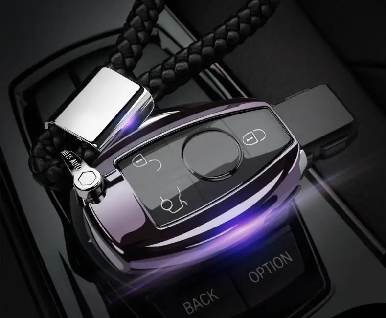 Подходит для Benz car key bag GLA200E Класс C брелок GLC260C200L набор ключей женский | Автомобили