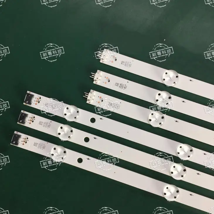 6 шт. новые оригинальные 3 + 4 светодиодные полосы цепи LF51 FHD A B для LGE WIC0P COB 43LF5100 CA