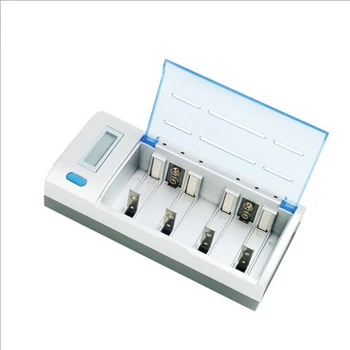 

GTF Multi 4 Slots Intelligent LCD Screen Battery Charger for Ninh Nicd AA / AAA / SC / C / D / 9V Batteries Rechargeable Battery