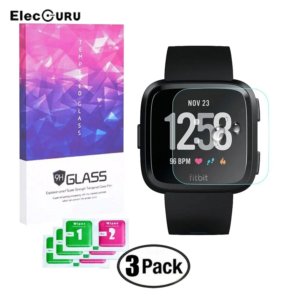 For Fitbit Versa Smart Watch Screen Protector Full Cover