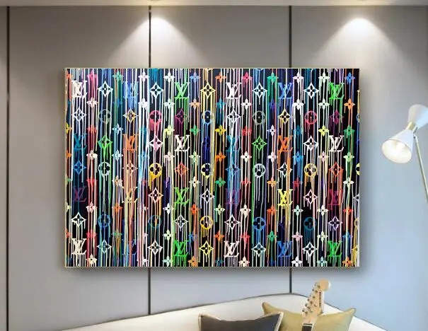 

Modern art Banksy hand painted luxury pop art on canvas graffiti street art good for bedroom decoration