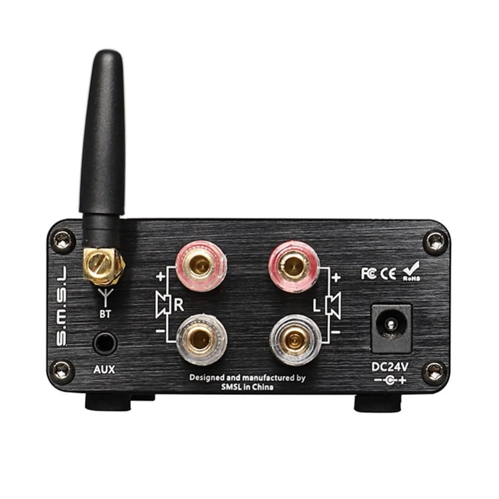 SMSL SA 36A Plus 30W TPA3118 HIFI аудио класса D цифровой усилитель мощности Bluetooth AUX TF карта/USB/U