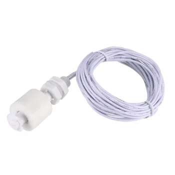 

UXCELL PP Float Switch 47.5mm/1.87inch Fish Tank Vertical Liquid Water Level Sensor Plastic White with 2M Long Cable Supplies
