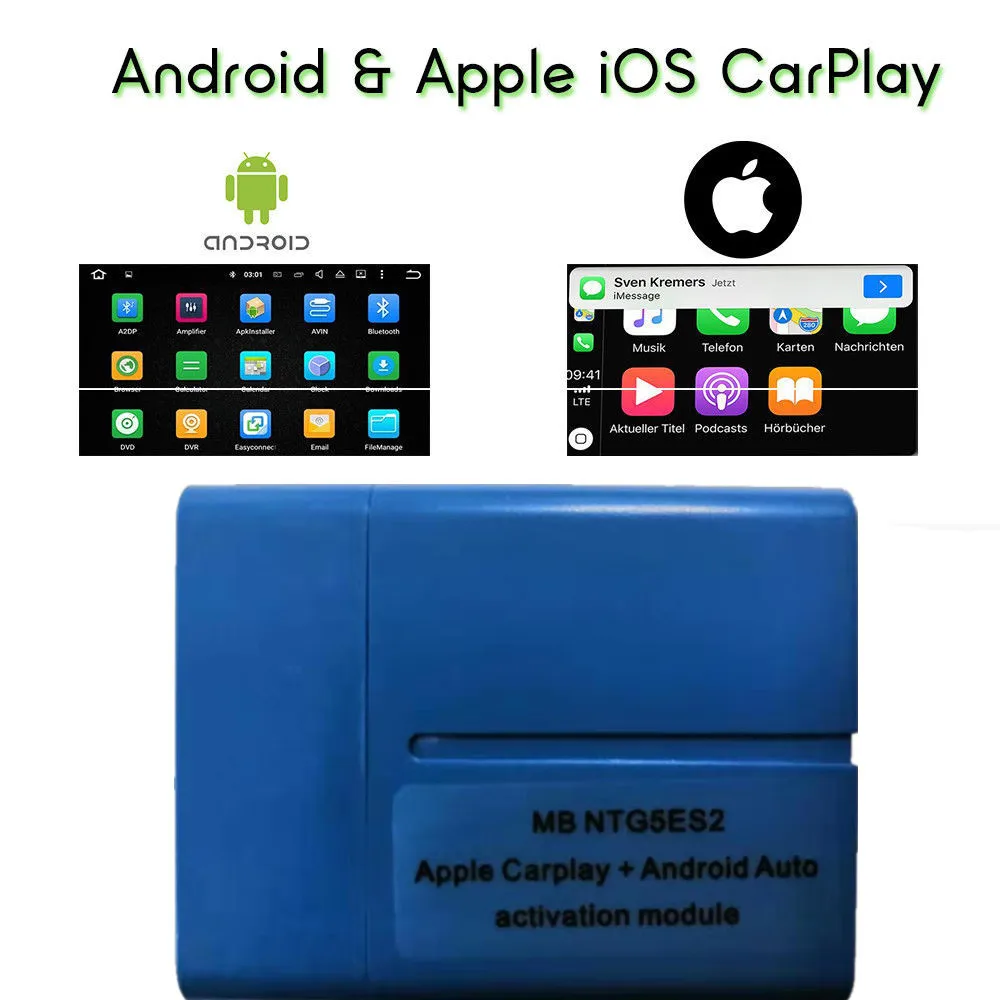 2017 2018 для Mercedes CarPlay Android автоматическая активация через OBD W205 C class W253 GLC|Кабели и