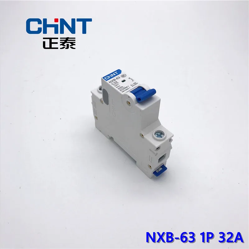 CHNT миниатюрный автоматический выключатель DZ47 NXB 63 типа C 1P 6A 10A 16A 20A 25A 32A 40A 63A
