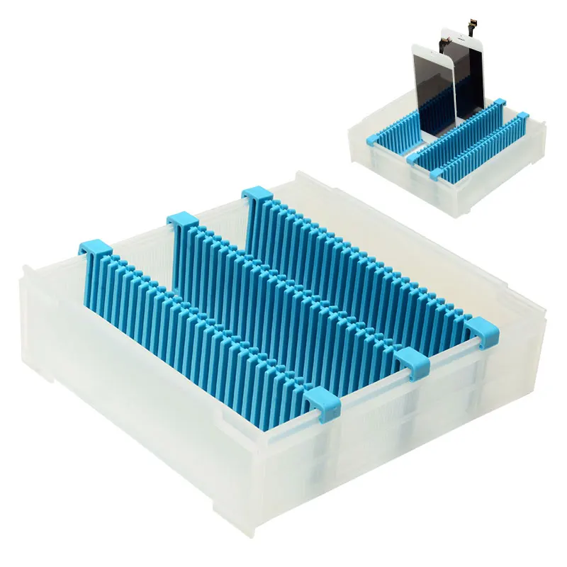 

New Universal Phone LCD Anti-Static plastic PCB PCI Holding Rack ESD Anti-Static LCD PCB Shelf Support Holder For Refurbishment