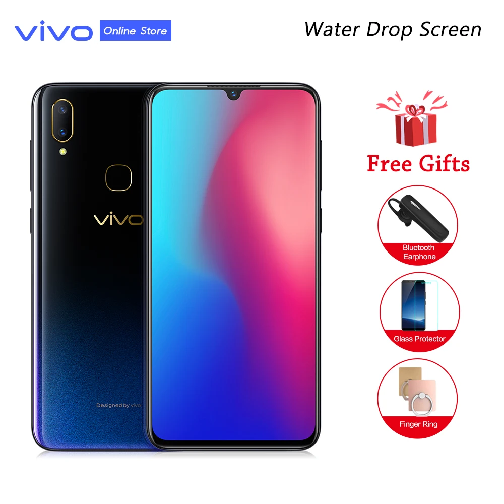 

vivo Z3 Water Drop Screen 4GB/6GB+64GB/128GB Snapdragon670/710 dual camera LTE Android 8.1 6.3" FHD FingerPrint ID Smart phone